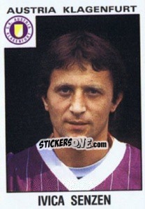 Cromo Ivica Senzen - Österreichische Fußball-Bundesliga 1984-1985 n. 183 - Panini