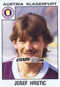 Figurina Josef Hrstic - Österreichische Fußball-Bundesliga 1984-1985 n. 186 - Panini