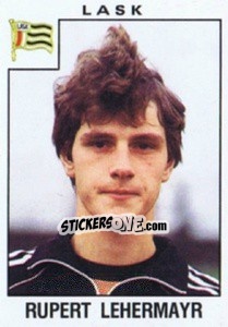 Sticker Rupert Lehermayr - Österreichische Fußball-Bundesliga 1984-1985 - Panini
