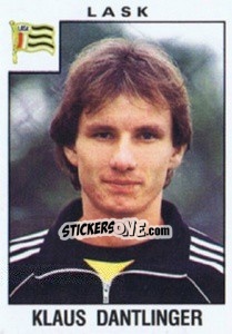 Cromo Klaus Dantlinger - Österreichische Fußball-Bundesliga 1984-1985 - Panini