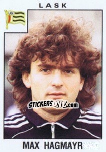 Sticker Max Hagmayr - Österreichische Fußball-Bundesliga 1984-1985 - Panini