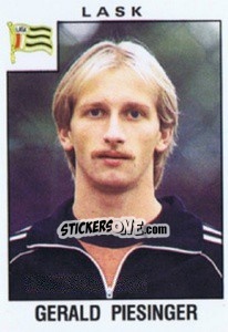 Sticker Gerald Piesinger - Österreichische Fußball-Bundesliga 1984-1985 - Panini