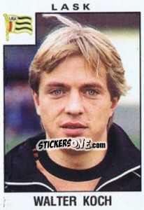 Sticker Walter Koch - Österreichische Fußball-Bundesliga 1984-1985 n. 206 - Panini