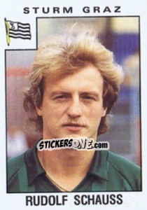 Sticker Rudolf Schauss - Österreichische Fußball-Bundesliga 1984-1985 - Panini
