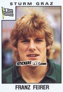 Figurina Franz Feirer - Österreichische Fußball-Bundesliga 1984-1985 n. 212 - Panini