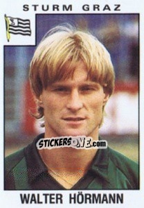 Cromo Walter Hörmann - Österreichische Fußball-Bundesliga 1984-1985 - Panini