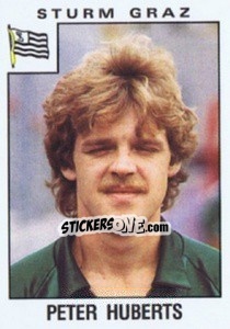 Cromo Peter Huberts - Österreichische Fußball-Bundesliga 1984-1985 - Panini