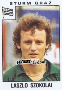 Sticker Laszlo Szokolai - Österreichische Fußball-Bundesliga 1984-1985 - Panini