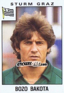 Sticker Bozo Bakota - Österreichische Fußball-Bundesliga 1984-1985 - Panini