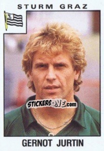 Cromo Gernot Jurtin - Österreichische Fußball-Bundesliga 1984-1985 - Panini