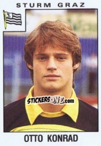 Sticker Otto Konrad - Österreichische Fußball-Bundesliga 1984-1985 - Panini