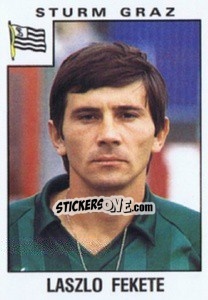 Cromo Laszlo Fekete - Österreichische Fußball-Bundesliga 1984-1985 - Panini