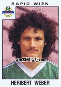 Cromo Heribert Weber - Österreichische Fußball-Bundesliga 1984-1985 - Panini