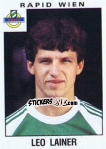Sticker Leo Lainer - Österreichische Fußball-Bundesliga 1984-1985 - Panini