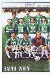 Cromo Mannschaft (puzzle 1) - Österreichische Fußball-Bundesliga 1984-1985 - Panini
