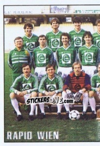 Sticker Mannschaft (puzzle 1) - Österreichische Fußball-Bundesliga 1984-1985 - Panini