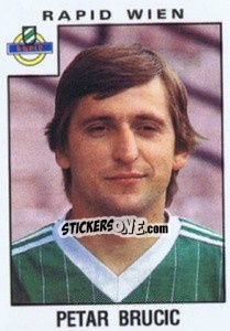 Sticker Petar Brucic - Österreichische Fußball-Bundesliga 1984-1985 - Panini