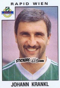 Sticker Johann Krankl - Österreichische Fußball-Bundesliga 1984-1985 - Panini