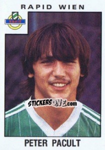 Cromo Peter Pacult - Österreichische Fußball-Bundesliga 1984-1985 - Panini