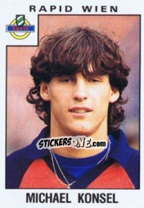 Sticker Michael Konsel - Österreichische Fußball-Bundesliga 1984-1985 - Panini