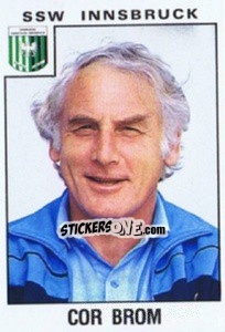 Sticker Cor Brom - Österreichische Fußball-Bundesliga 1984-1985 n. 246 - Panini