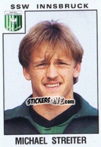 Cromo Michael Streiter - Österreichische Fußball-Bundesliga 1984-1985 - Panini