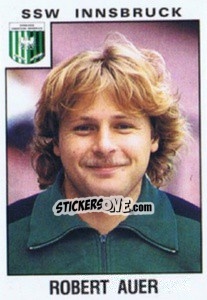 Cromo Robert Auer - Österreichische Fußball-Bundesliga 1984-1985 - Panini