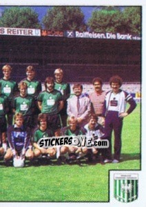 Sticker Mannschaft (puzzle 2) - Österreichische Fußball-Bundesliga 1984-1985 - Panini