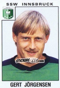 Cromo Gert Jörgensen - Österreichische Fußball-Bundesliga 1984-1985 - Panini