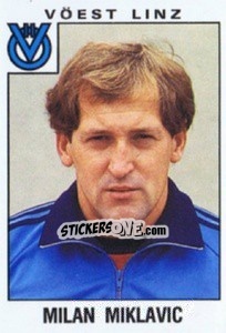 Cromo Milan Miklavic - Österreichische Fußball-Bundesliga 1984-1985 n. 265 - Panini