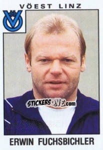 Cromo Erwin Fuchsbichler - Österreichische Fußball-Bundesliga 1984-1985 n. 266 - Panini
