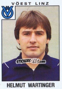 Sticker Helmut Wartinger - Österreichische Fußball-Bundesliga 1984-1985 - Panini