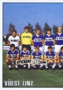 Sticker Mannschaft (puzzle 1) - Österreichische Fußball-Bundesliga 1984-1985 n. 273 - Panini