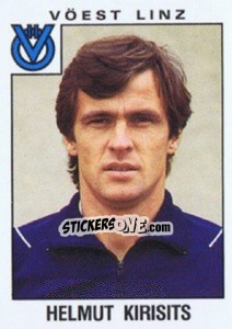 Cromo Helmut Kirisits - Österreichische Fußball-Bundesliga 1984-1985 - Panini