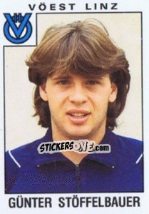 Cromo Günter Stöffelbauer - Österreichische Fußball-Bundesliga 1984-1985 - Panini