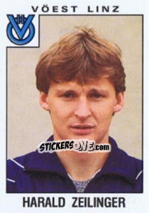 Sticker Harald Zeilinger - Österreichische Fußball-Bundesliga 1984-1985 - Panini