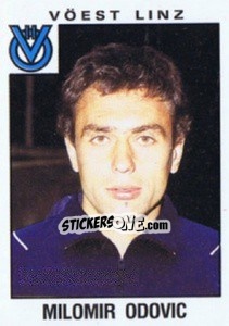 Sticker Milomir Odovic - Österreichische Fußball-Bundesliga 1984-1985 - Panini
