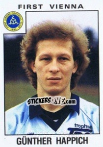 Cromo Günther Happich - Österreichische Fußball-Bundesliga 1984-1985 - Panini