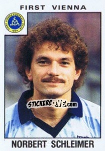 Sticker Norbert Schleimer - Österreichische Fußball-Bundesliga 1984-1985 - Panini