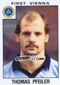 Sticker Thomas Pfeiler - Österreichische Fußball-Bundesliga 1984-1985 - Panini