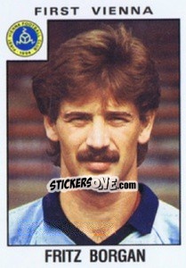 Cromo Fritz Borgan - Österreichische Fußball-Bundesliga 1984-1985 n. 299 - Panini