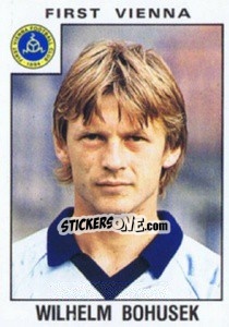 Sticker Wilhelm Bohusek - Österreichische Fußball-Bundesliga 1984-1985 - Panini