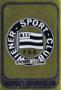 Cromo Wappen - Österreichische Fußball-Bundesliga 1984-1985 - Panini