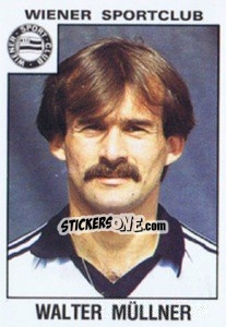 Sticker Walter Müllner - Österreichische Fußball-Bundesliga 1984-1985 - Panini