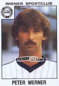 Sticker Peter Werner - Österreichische Fußball-Bundesliga 1984-1985 n. 306 - Panini