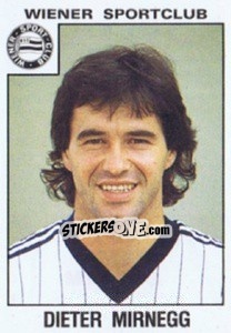 Sticker Dieter Mirnegg - Österreichische Fußball-Bundesliga 1984-1985 - Panini