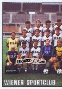 Sticker Mannschaft (puzzle 1) - Österreichische Fußball-Bundesliga 1984-1985 - Panini