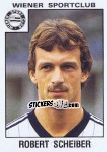 Sticker Robert Scheiber - Österreichische Fußball-Bundesliga 1984-1985 - Panini