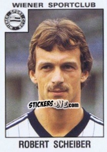 Figurina Robert Scheiber - Österreichische Fußball-Bundesliga 1984-1985 n. 313 - Panini