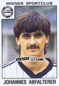 Sticker Johannes Abfalterer - Österreichische Fußball-Bundesliga 1984-1985 - Panini